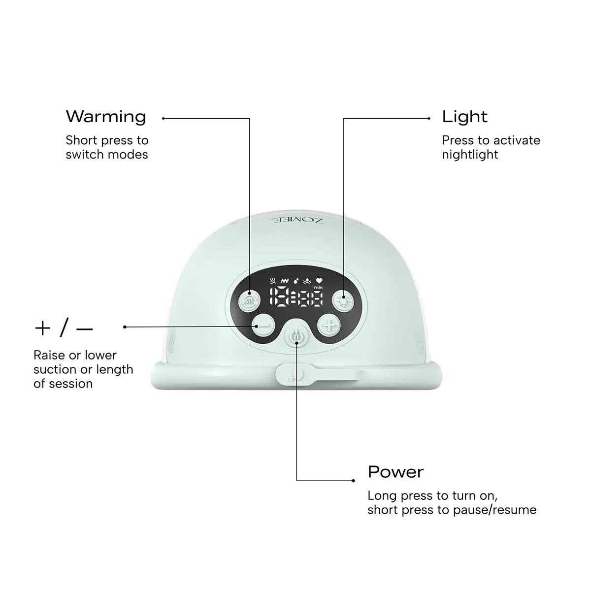 Zomee - Mother's Nature W1 Warming Wearable Breast Pump
