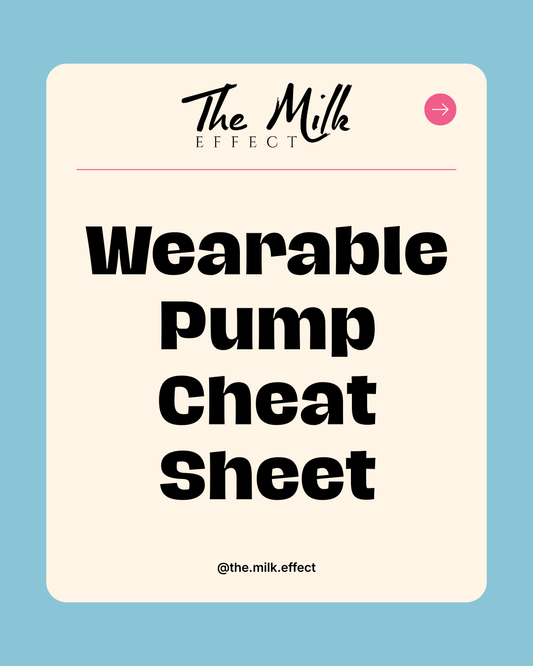 Wearable Pump Cheat Sheet