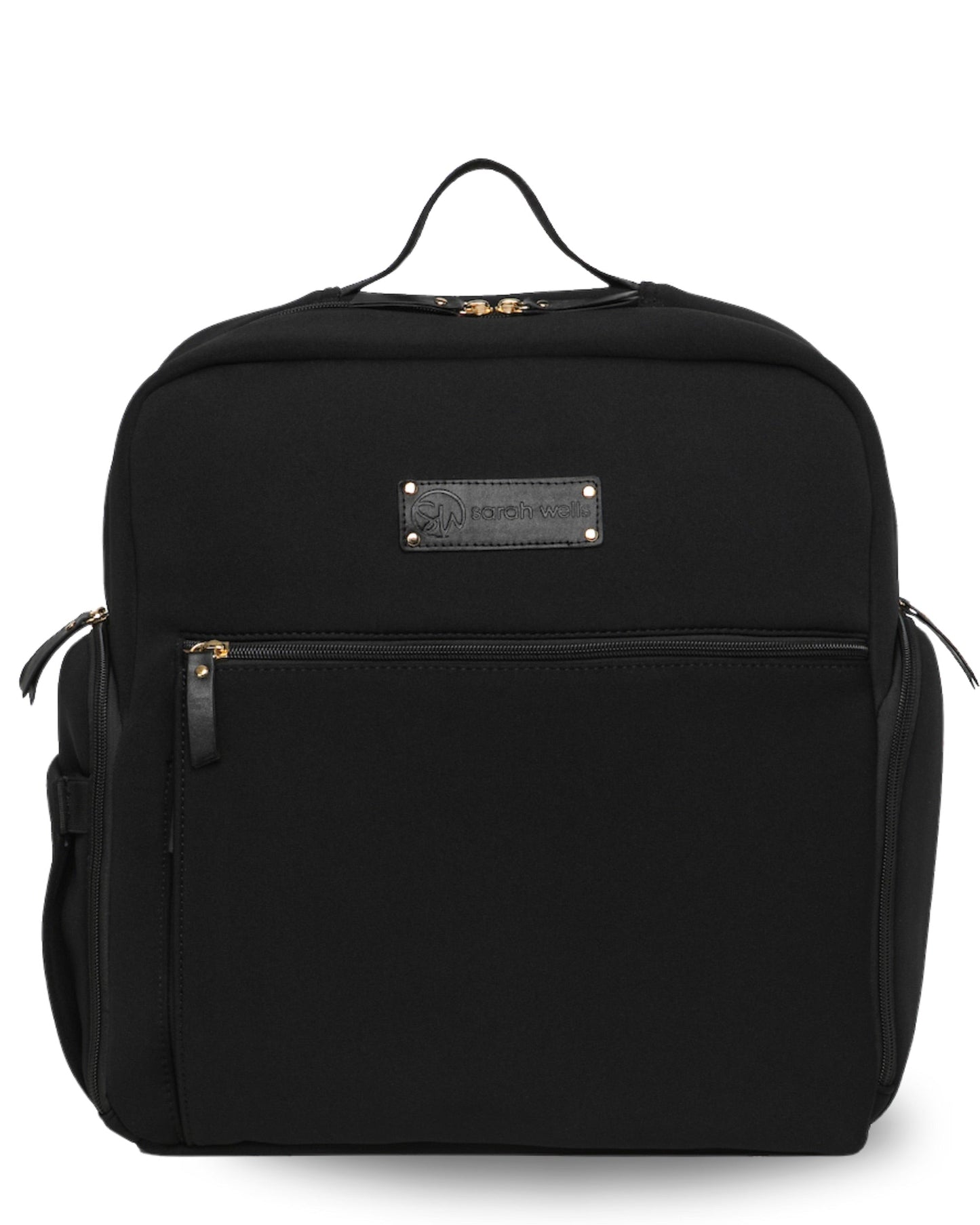 Fiona Breast Pump Backpack – Neoprene, Machine Washable Bag with Insulated Storage, Laptop Sleeve & Straps – Hands-Free for Work & Travel