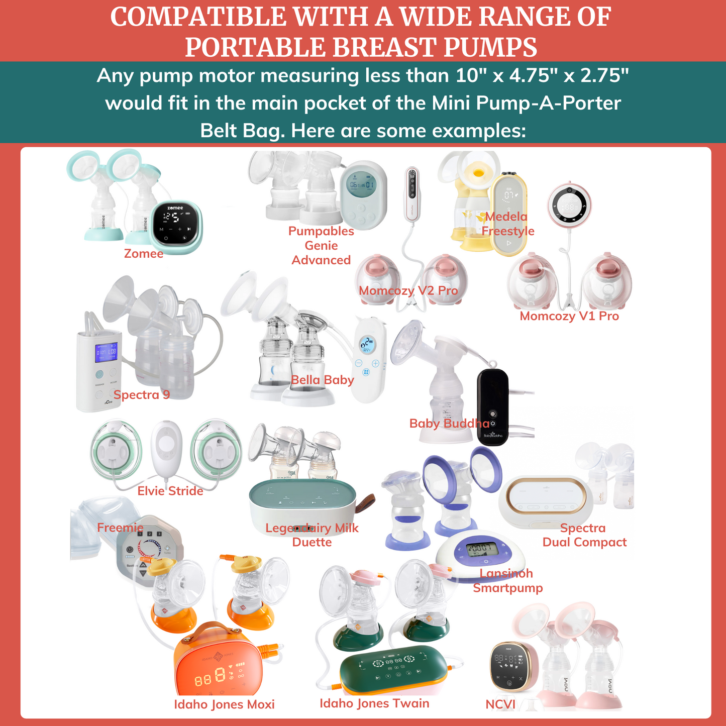 Mini Pump-A-Porter Belt Bag for Small Pumps