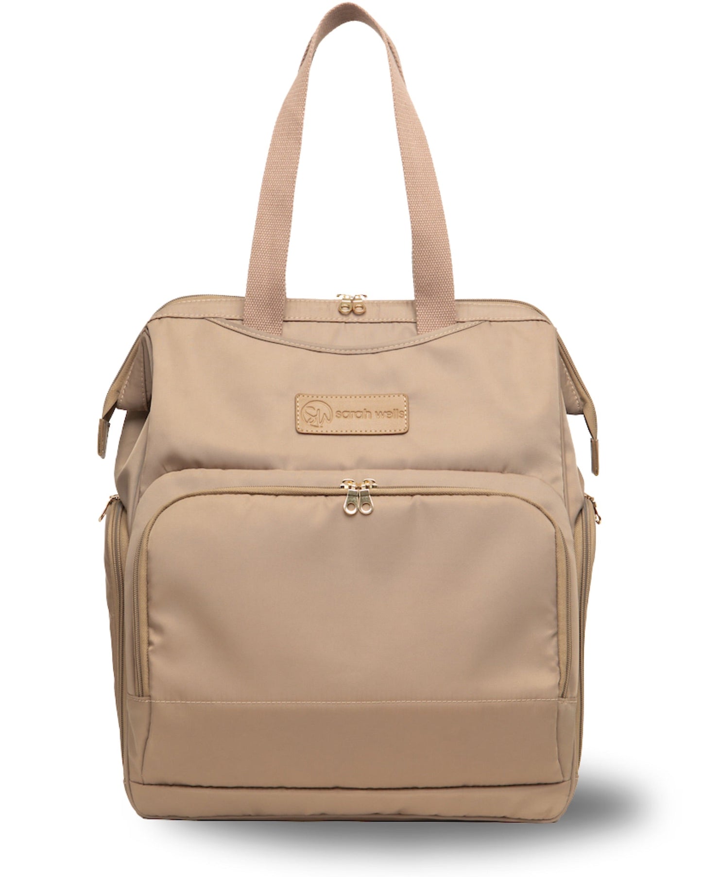 Norah Breast Pump Backpack – Pumping Bag with Insulated Milk Storage, Laptop Sleeve & Wide-Open Frame – by Sarah Wells