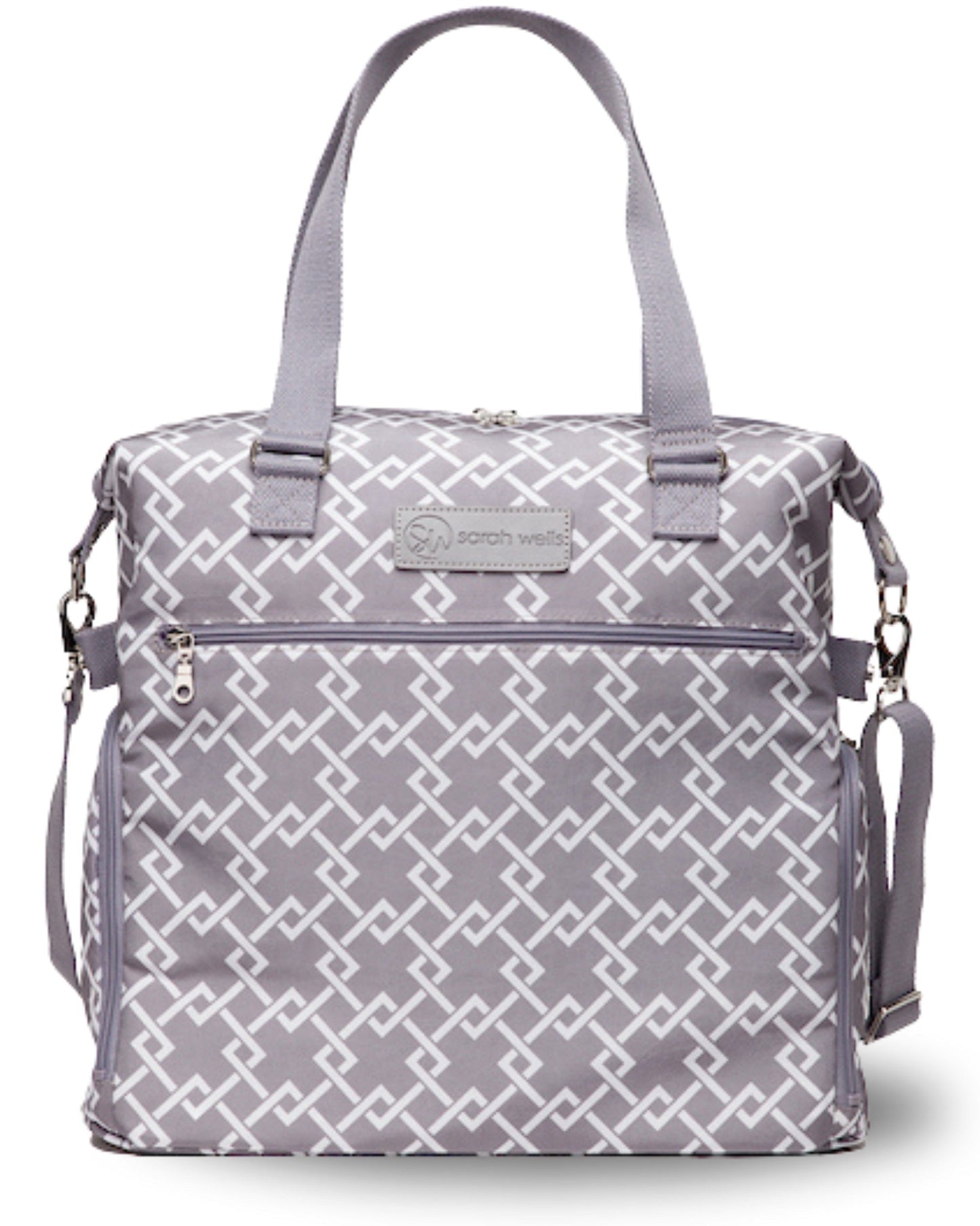 Lizzy Breast Pump Tote by Sarah Wells – Lightweight, Easy-Clean Bag with Insulated Pocket, Laptop Sleeve & Side Storage – Fits Pumps & More