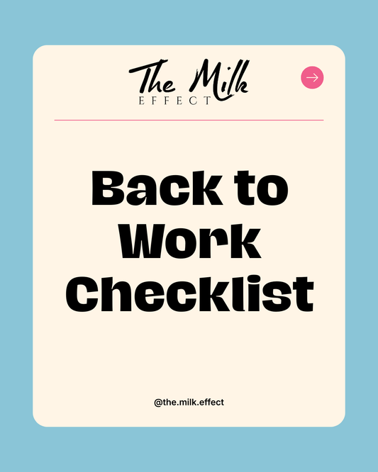 Back to Work Pumping Checklist — Free Download
