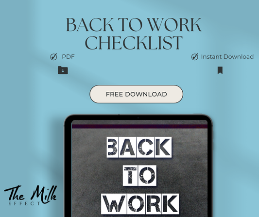 Back to Work Pumping Checklist — Free Download