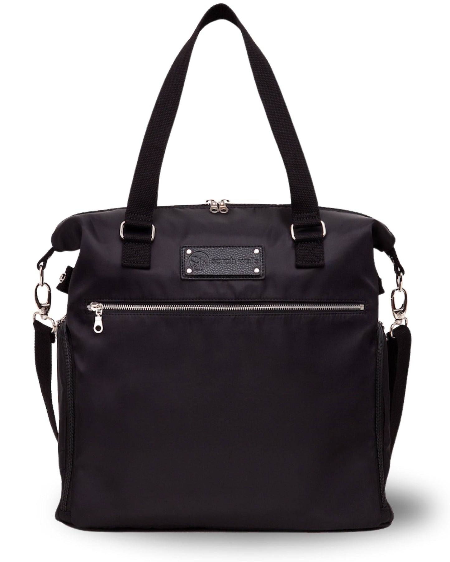 Lizzy Breast Pump Tote by Sarah Wells – Lightweight, Easy-Clean Bag with Insulated Pocket, Laptop Sleeve & Side Storage – Fits Pumps & More