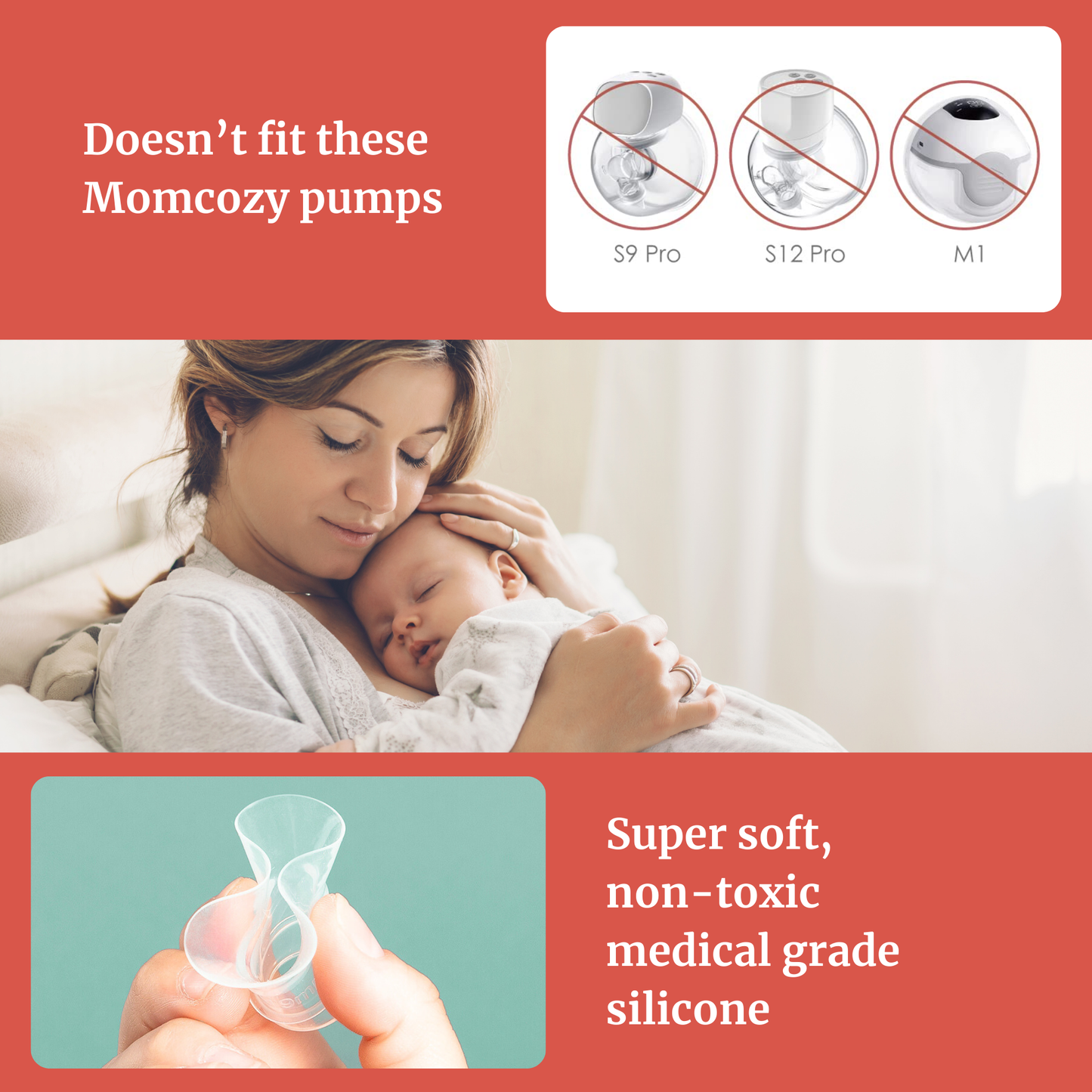Breast Pump Flange Inserts