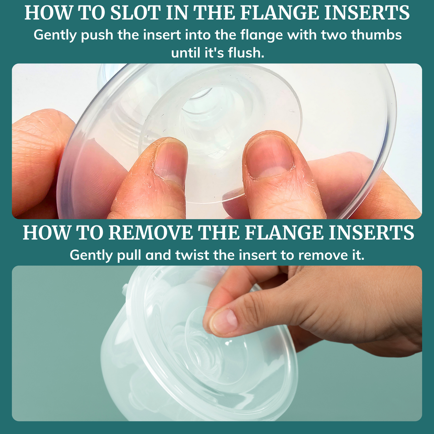 Breast Pump Flange Inserts