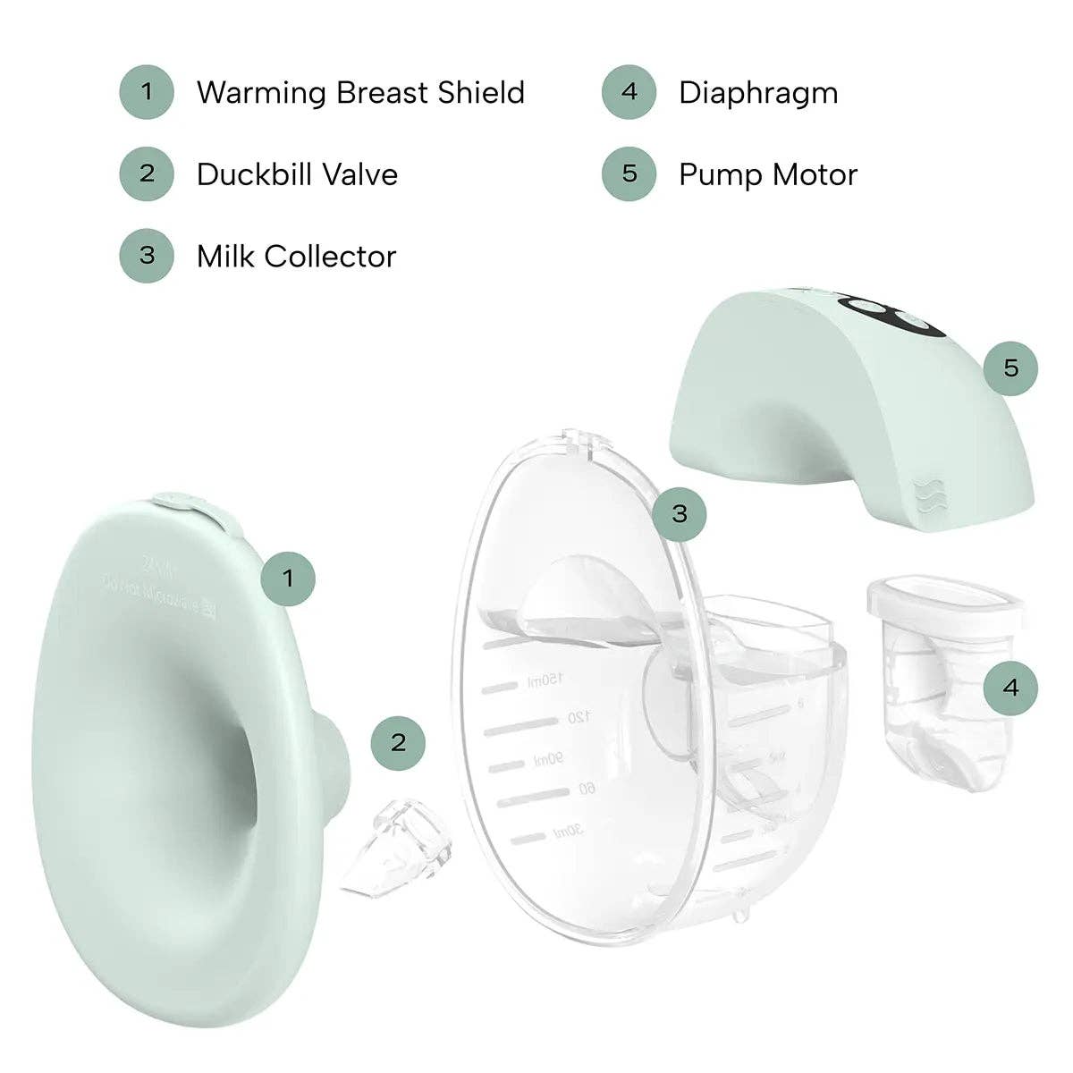 Zomee - Mother's Nature W1 Warming Wearable Breast Pump