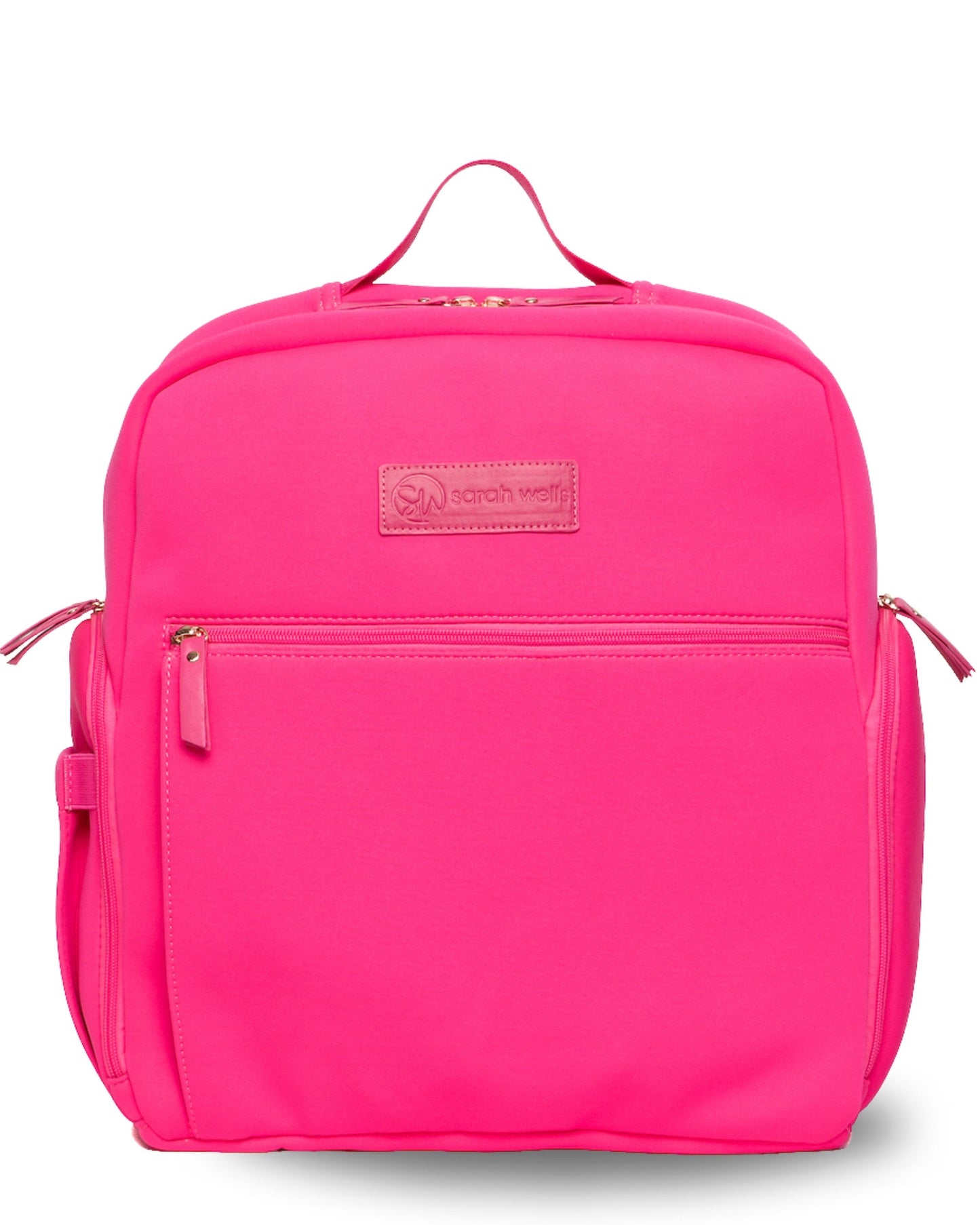 Fiona Breast Pump Backpack – Neoprene, Machine Washable Bag with Insulated Storage, Laptop Sleeve & Straps – Hands-Free for Work & Travel