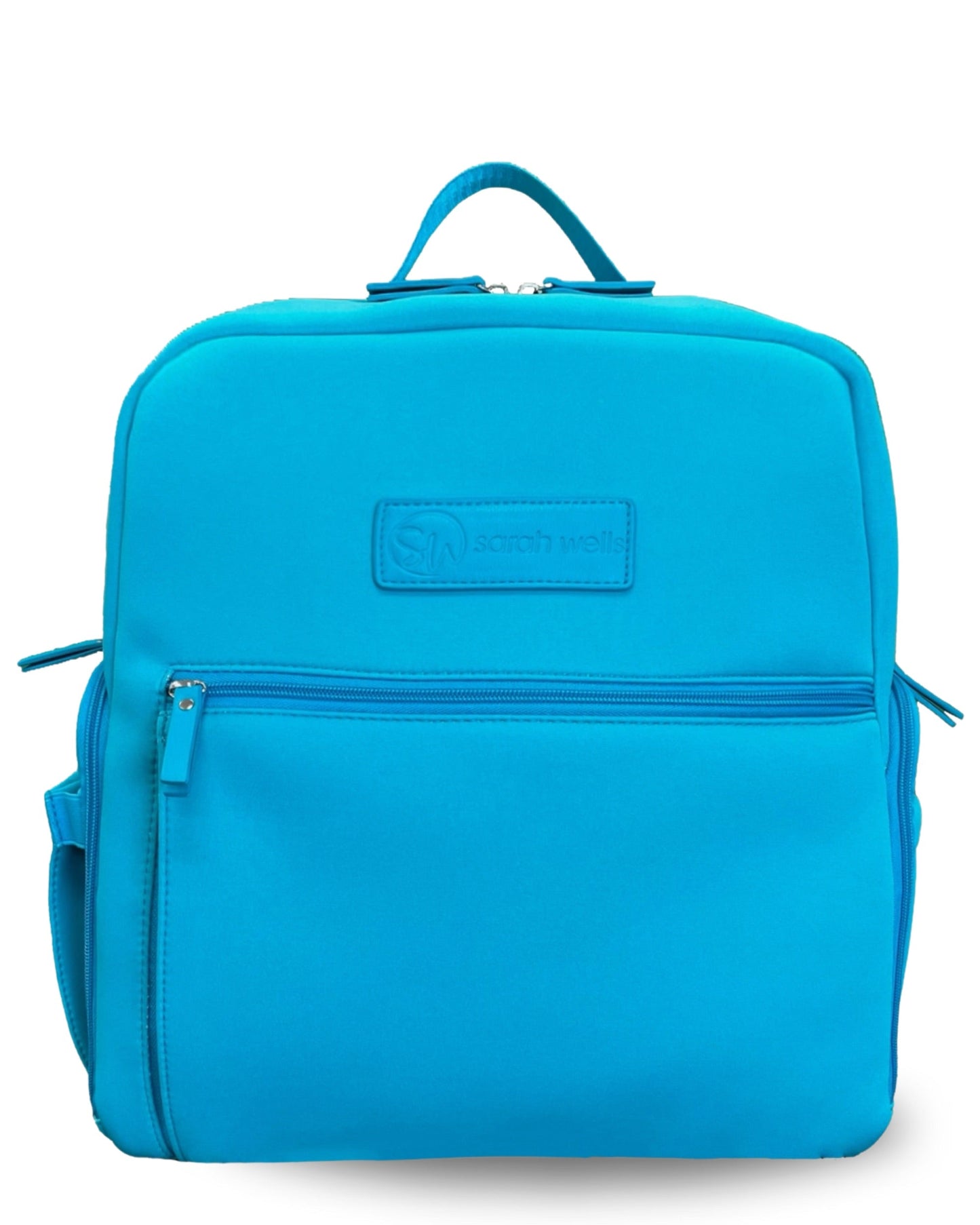 Fiona Breast Pump Backpack – Neoprene, Machine Washable Bag with Insulated Storage, Laptop Sleeve & Straps – Hands-Free for Work & Travel