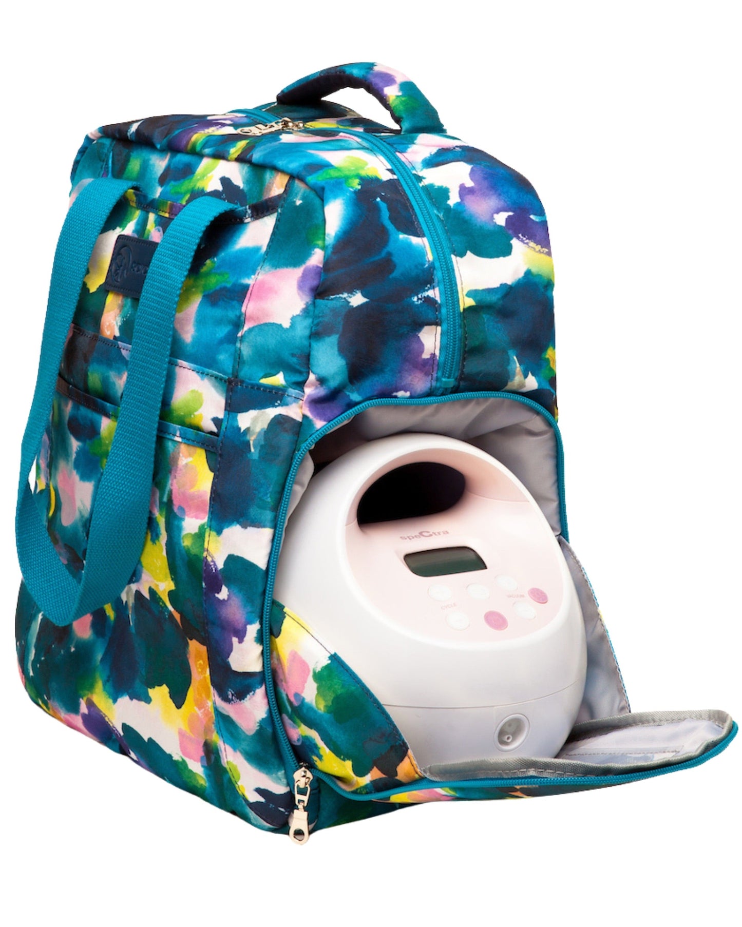 Kelly Breast Pump Backpack & Tote by Sarah Wells  – Insulated Pocket, Laptop Sleeve & Easy-Clean Interior – Fits All Pumps for Moms