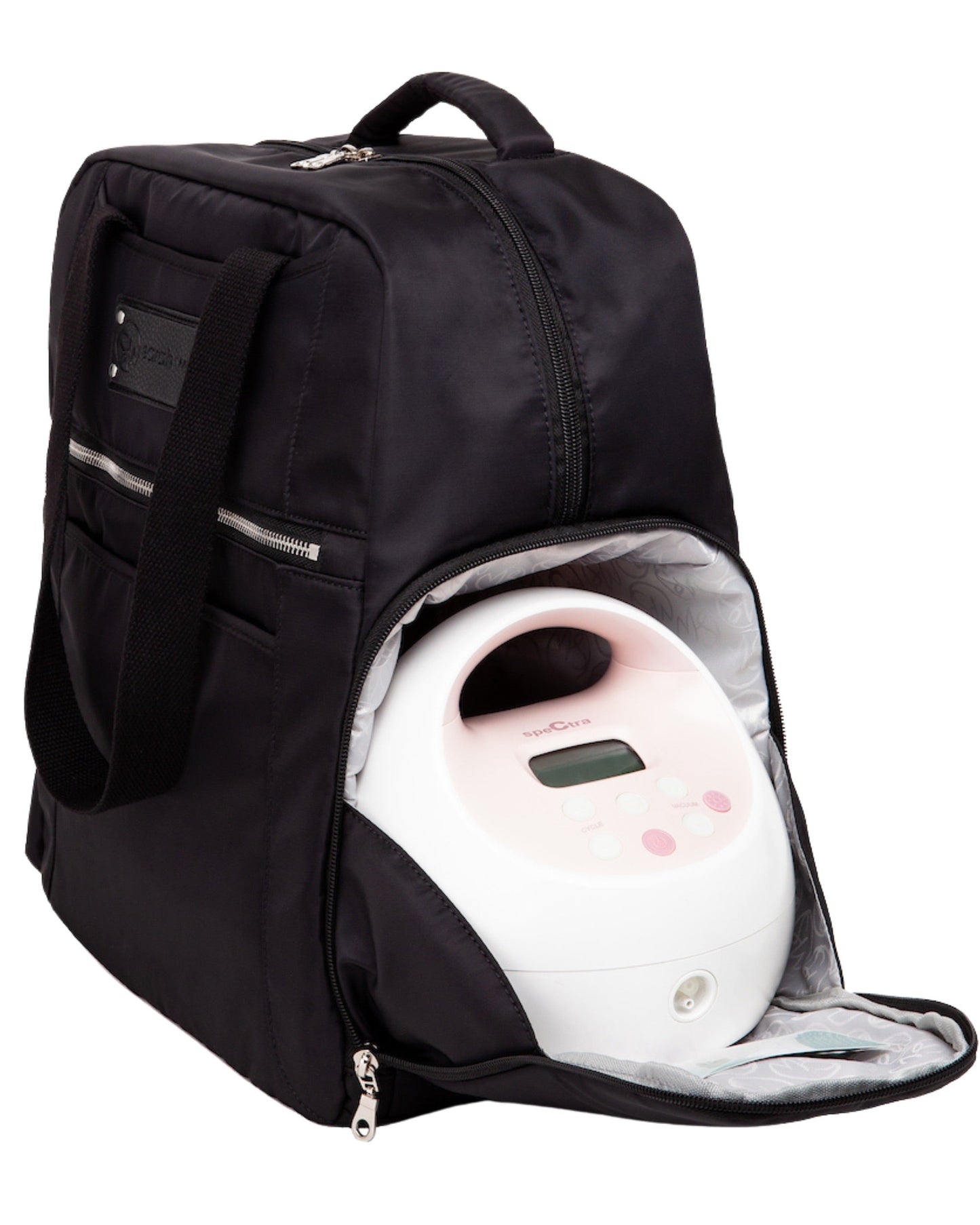 Kelly Breast Pump Backpack & Tote by Sarah Wells  – Insulated Pocket, Laptop Sleeve & Easy-Clean Interior – Fits All Pumps for Moms
