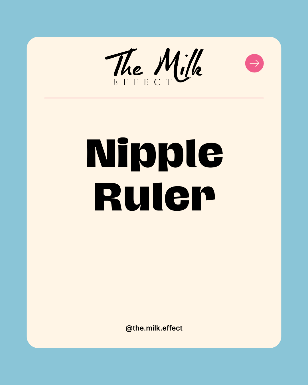 Nipple ruler