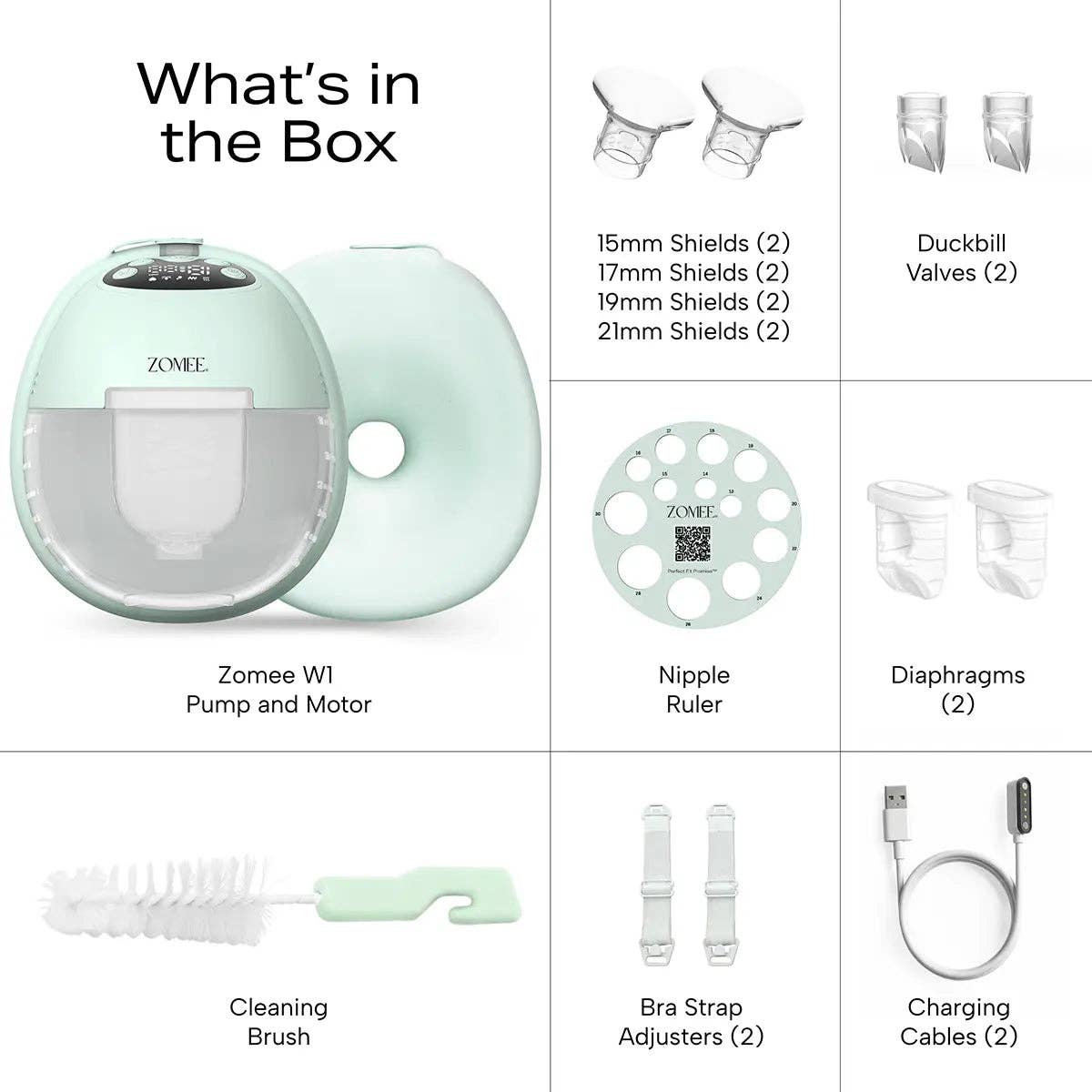Zomee - Mother's Nature W1 Warming Wearable Breast Pump