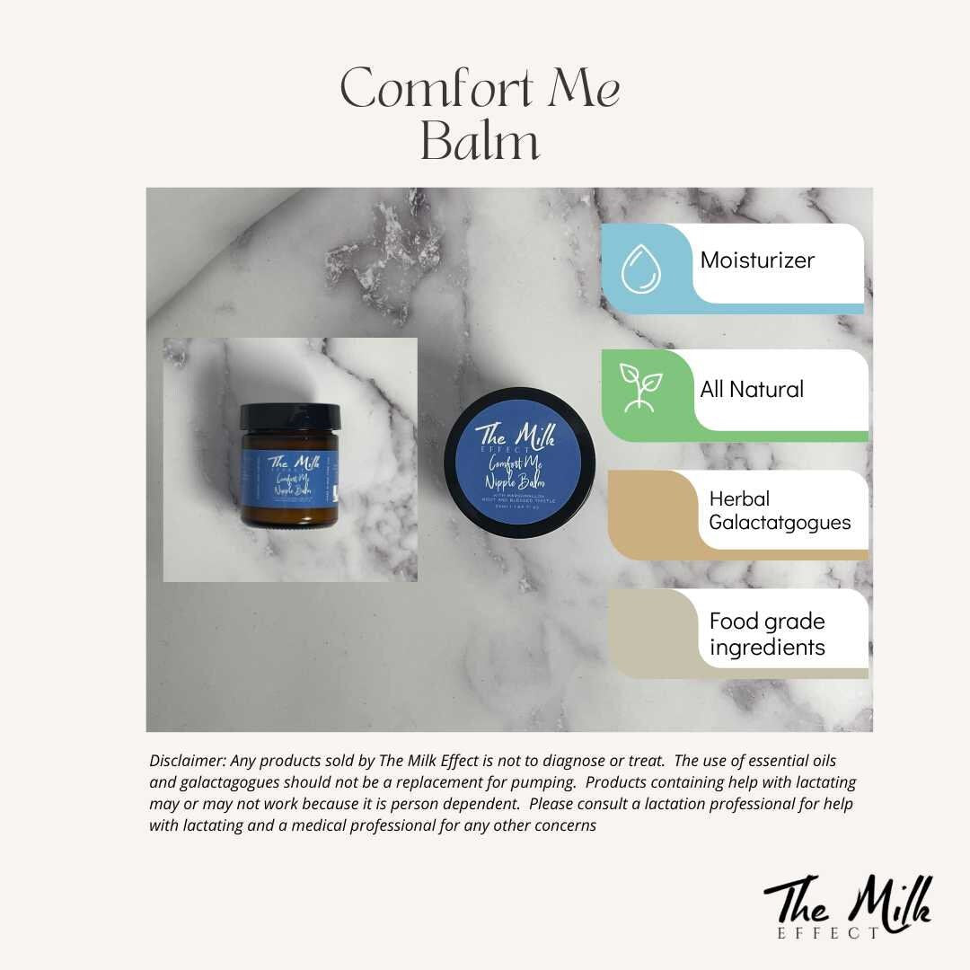 Comfort Me Balm | Vegan Nipple Cream for Pregnancy, Dry Skin, Expecting Mothers | Calendula Salve for Mom to Be, Baby Shower, Gift