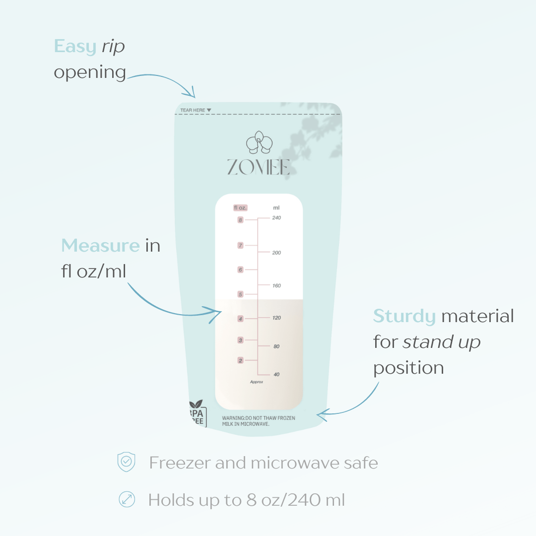 Zomee Milk Storage Bags